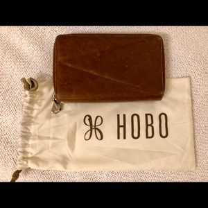 HOBO Double-Sided Zipper Wallet - Tan/Cognac